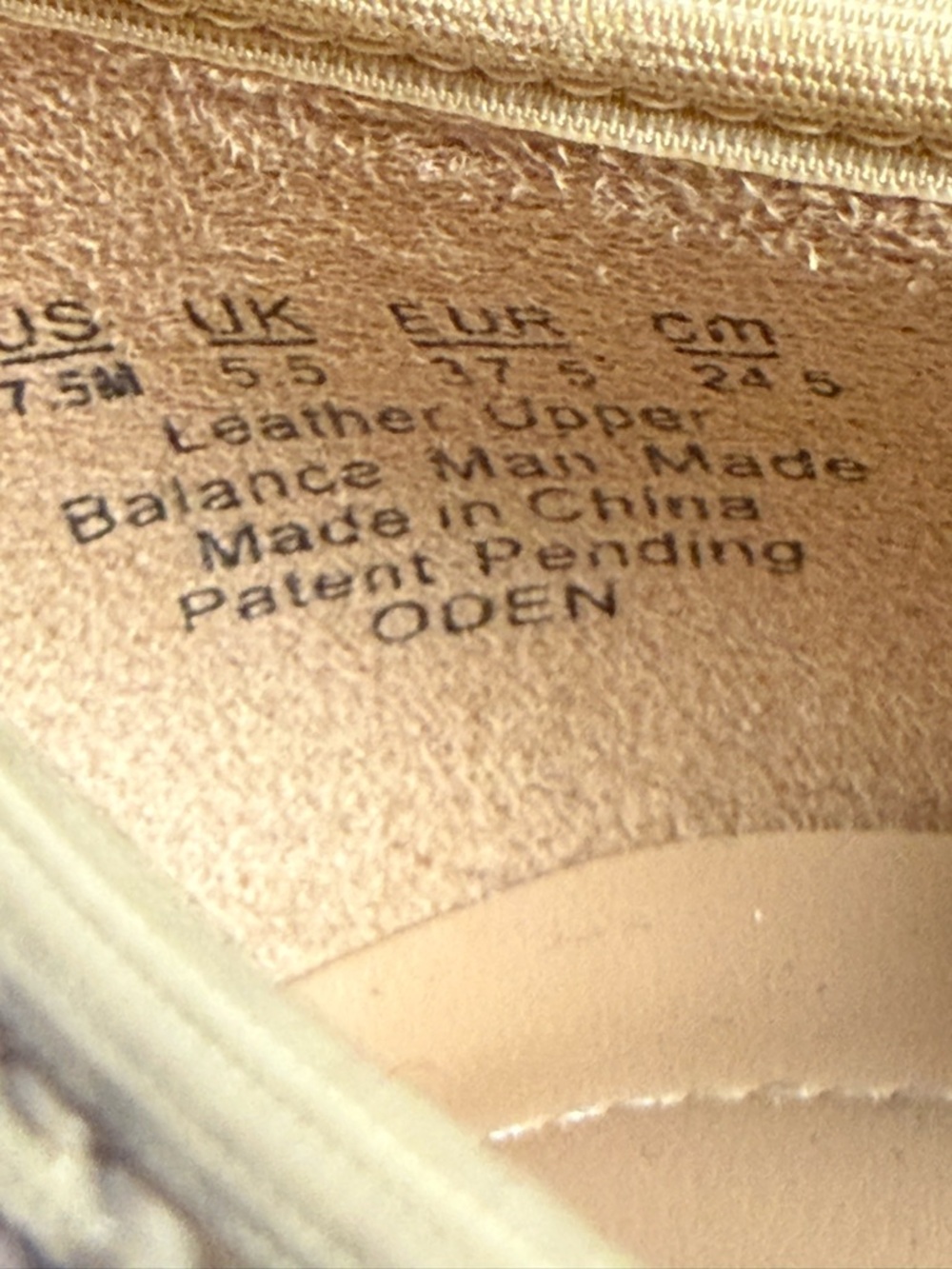 Naturalizer N5 Comfort Beige Leather Pointed-Toe Pumps - Picture 7 of 7